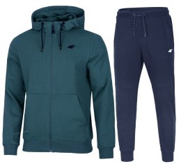 4F MĘSKI DRES BAWEŁNA KOMPLET BLUZA ROZPINANA SPODNIE / rozm XXXL 3XL