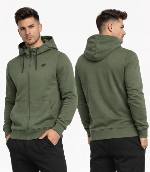 4F MĘSKI DRES BAWEŁNA KOMPLET BLUZA ROZPINANA SPODNIE / rozm XL