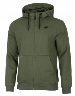 4F MĘSKI DRES BAWEŁNA KOMPLET BLUZA ROZPINANA SPODNIE / rozm L