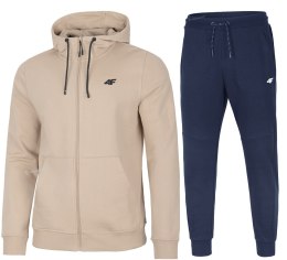 4F MĘSKI DRES BAWEŁNA KOMPLET BLUZA ROZPINANA SPODNIE / rozm XXL