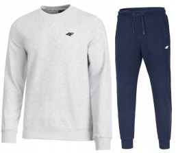4F MĘSKI DRES BAWEŁNA KOMPLET BLUZA SPODNIE / rozm M