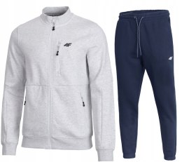 4F MĘSKI DRES BAWEŁNA KOMPLET BLUZA SPODNIE / rozm XXL