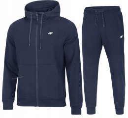 4F MĘSKI DRES BAWEŁNA KOMPLET BLUZA ROZPINANA SPODNIE / rozm XXL