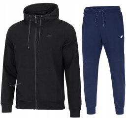 4F MĘSKI DRES BAWEŁNA KOMPLET BLUZA ROZPINANA SPODNIE / rozm M
