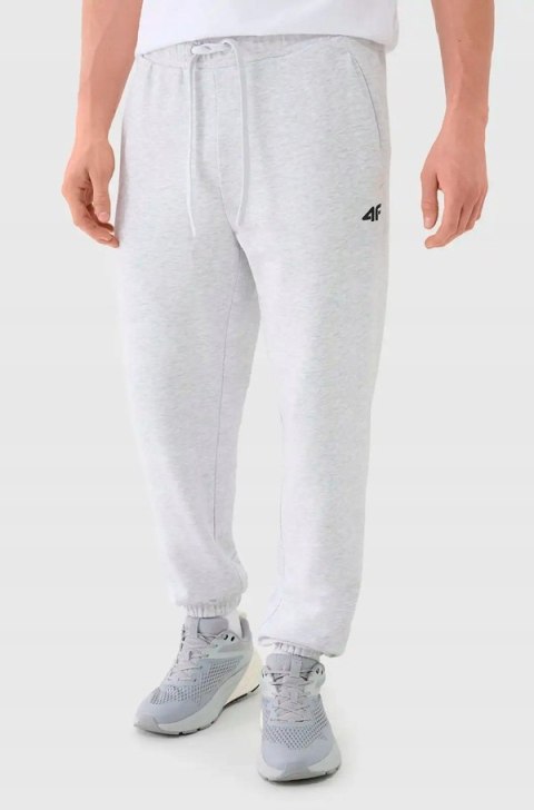 4F MĘSKIE SPODNIE DRESOWE DRESY JOGGERY BAWEŁNA / rozm XL