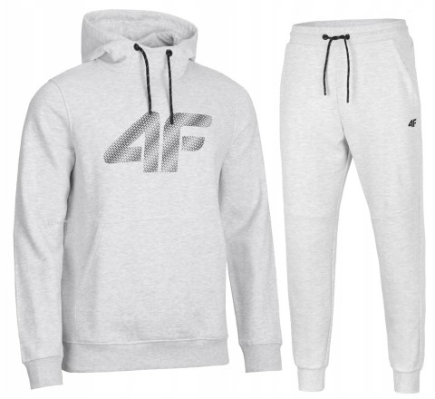 4F MĘSKI DRES BAWEŁNA KOMPLET BLUZA KANGURKA SPODNIE / rozm XXL