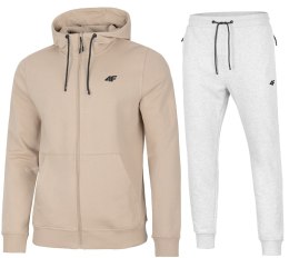 4F MĘSKI DRES BAWEŁNA KOMPLET BLUZA ROZPINANA SPODNIE / rozm XXXXXL 5XL