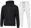 4F MĘSKI DRES BAWEŁNA KOMPLET BLUZA ROZPINANA SPODNIE / rozm M