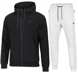 4F MĘSKI DRES BAWEŁNA KOMPLET BLUZA ROZPINANA SPODNIE / rozm M