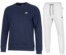 4F MĘSKI DRES BAWEŁNA KOMPLET BLUZA SPODNIE / rozm L