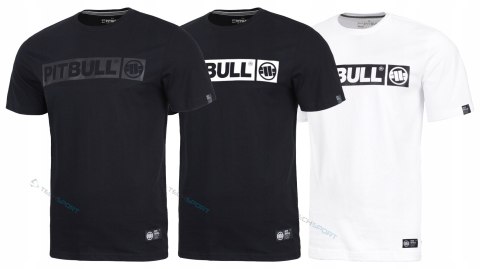 PITBULL 3x KOSZULKA 3-PAK KOSZULKA MĘSKA BAWEŁNIANA Z DUŻYM LOGIEM / XXL