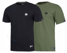 PITBULL 2x KOSZULKA 2-PAK KOSZULKA MĘSKA BAWEŁNIANA Z MAŁYM LOGIEM / 3XL