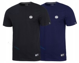 PITBULL 2x KOSZULKA 2-PAK KOSZULKA MĘSKA BAWEŁNIANA Z MAŁYM LOGIEM / 3XL