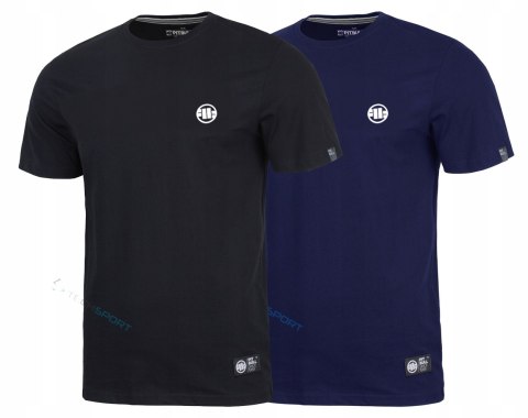PITBULL 2x KOSZULKA 2-PAK KOSZULKA MĘSKA BAWEŁNIANA Z MAŁYM LOGIEM / 3XL
