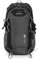 PLECAK BERGSON EVJE 30L | STYLOWY LEKKI FUNKCJONALNY PRZEWIEWNY | SZARY