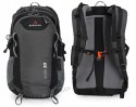 PLECAK BERGSON EVJE 30L | STYLOWY LEKKI FUNKCJONALNY PRZEWIEWNY | SZARY