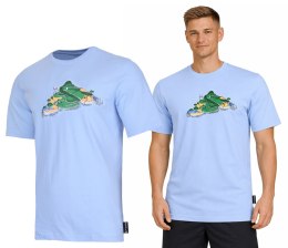 ADIDAS MĘSKA KOSZULKA BAWEŁNIANA T-SHIRT Z GRAFIKĄ Z PRZODU / roz. XL