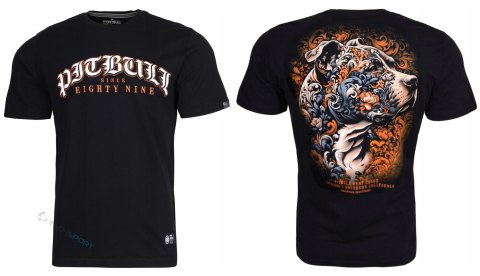 PITBULL MĘSKA KOSZULKA T-SHIRT 100% BAWEŁNA Z GRAFIKĄ NA PLECACH / roz. L