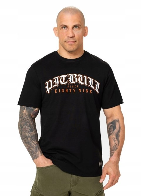 PITBULL MĘSKA KOSZULKA T-SHIRT 100% BAWEŁNA Z GRAFIKĄ NA PLECACH / roz. L