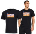 ADIDAS WYGODNA KOSZULKA MĘSKA BAWEŁNIANA T-SHIRT Z WAKACYJNĄ GRAFIKĄ / XL