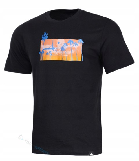 ADIDAS WYGODNA KOSZULKA MĘSKA T-SHIRT 100% BAWEŁNA Z GRAFIKĄ / roz. XL