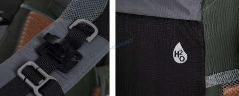 PLECAK TURYSTYCZNY BERGSON MAGNOR 40L | LEKKI, ERGONOMICZNY, | CZARNY