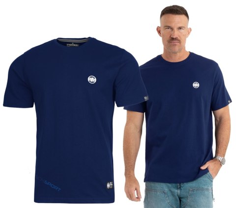 PITBULL KOSZULKA MĘSKA KLASYCZNA T-SHIRT 100% BAWEŁNA Z MAŁYM LOGIEM / XL