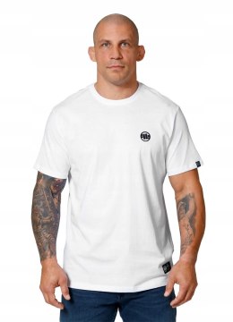 PITBULL KOSZULKA MĘSKA T-SHIRT SMALL LOGO 100% BAWEŁNA KLASYCZNA BIAŁA XXL