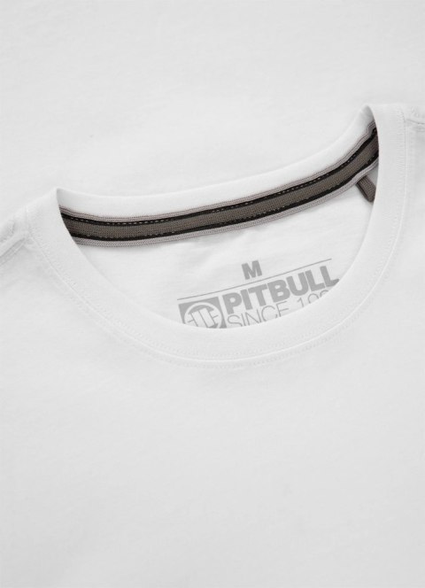 PITBULL KOSZULKA MĘSKA T-SHIRT SMALL LOGO 100% BAWEŁNA KLASYCZNA BIAŁA XXL