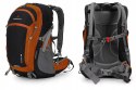 PLECAK SPORTOWY BERGSON MOLDE 30L | LEKKI ODDYCHAJĄCY | CZARNO-POMARAŃCZOWY