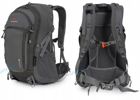 PLECAK SPORTOWY BERGSON MOLDE 30L | LEKKI ODDYCHAJĄCY | SZARY