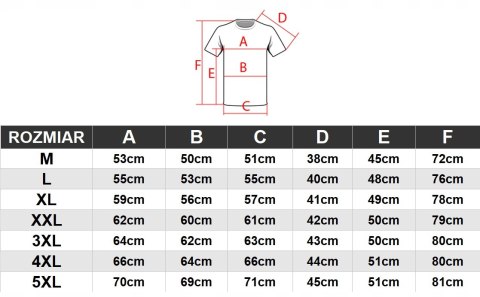 4F MĘSKA KOSZULKA T-SHIRT 100% BAWEŁNA / rozm XXXXXL 5XL