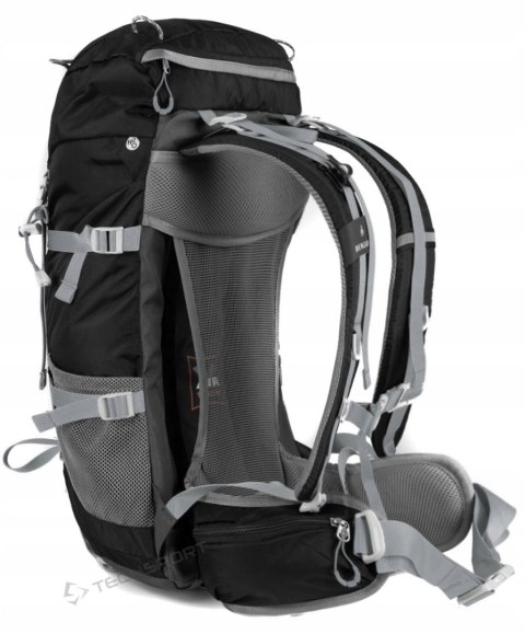 BERGSON TUNNEBO 35L - LEKKI PLECAK TREKKINGOWY, ODDYCHAJĄCY | CZARNY