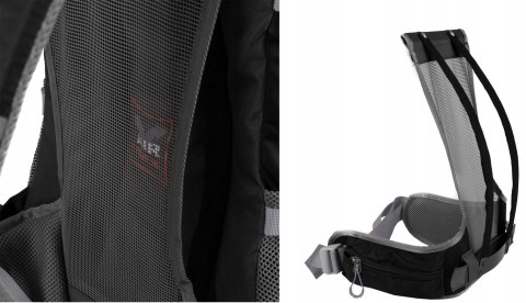 BERGSON TUNNEBO 35L - LEKKI PLECAK TREKKINGOWY, ODDYCHAJĄCY | CZARNY