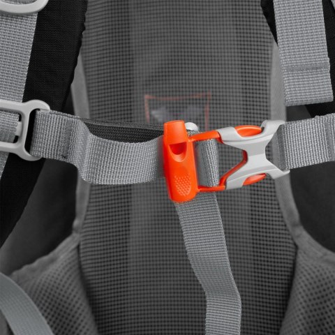 BERGSON TUNNEBO 35L - LEKKI PLECAK TREKKINGOWY, ODDYCHAJĄCY | CZARNY