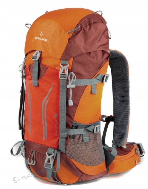 BERGSON TUNNEBO 35L- SPORTOWY PLECAK TREKKINGOWY ODDYCHAJĄCY POMARAŃCZOWY