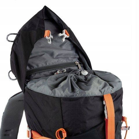 ODDYCHAJĄCY PLECAK TREKKINGOWY BERGSON TUNNEBO 35L | CZARNO-POMARAŃCZOWY