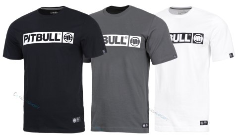PITBULL 3x KOSZULKA 3-PAK KOSZULKA MĘSKA BAWEŁNIANA Z DUŻYM LOGIEM / XXL