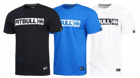 PITBULL 3x KOSZULKA 3-PAK KOSZULKA MĘSKA BAWEŁNIANA Z DUŻYM LOGIEM / XXL