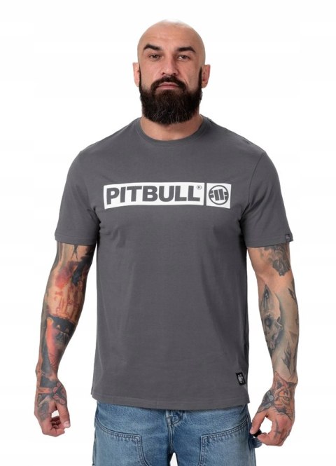 PITBULL KOSZULKA MĘSKA T-SHIRT HILLTOP BLACK 100% BAWEŁNA DUŻE LOGO 3XL