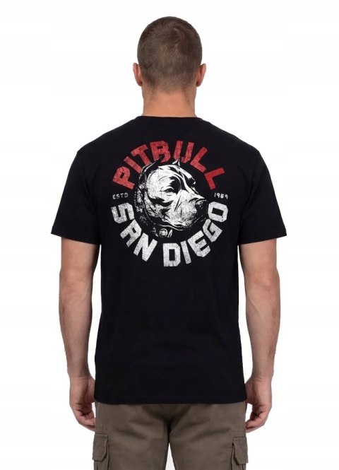 PITBULL MĘSKA KOSZULKA T-SHIRT 100% BAWEŁNA Z GRAFIKĄ NA PLECACH / roz. 3XL