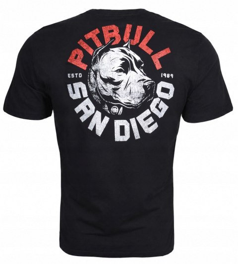 PITBULL MĘSKA KOSZULKA T-SHIRT 100% BAWEŁNA Z GRAFIKĄ NA PLECACH / roz. XXL