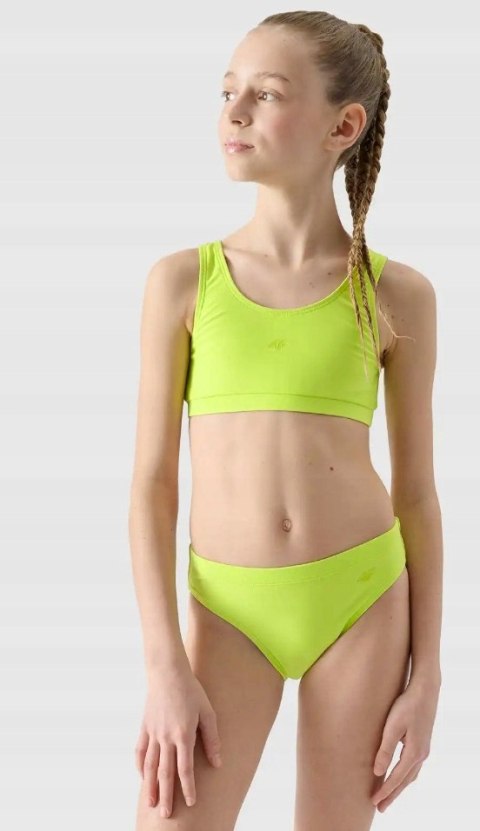 4F DZIEWCZĘCY DWUCZĘŚCIOWY STRÓJ BIKINI KOSTIUM ZESTAW rozm 122/128