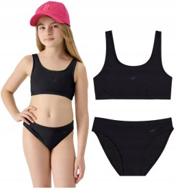4F DZIEWCZĘCY DWUCZĘŚCIOWY STRÓJ BIKINI KOSTIUM ZESTAW rozm 122/128