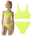 4F DZIEWCZĘCY DWUCZĘŚCIOWY STRÓJ BIKINI KOSTIUM ZESTAW rozm 134/140