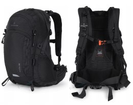 WYGODNY WENTYLOWANY PLECAK MIEJSKI Z POKROWCEM BERGSON MOLDE 30L BLACK