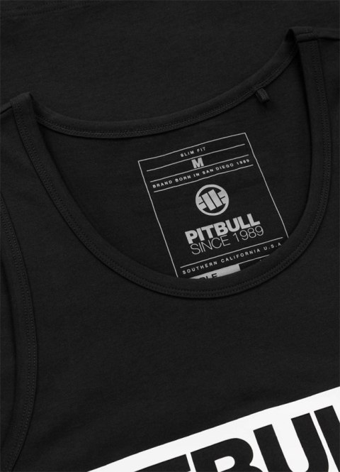 PITBULL MĘSKA KOSZULKA NA RAMIĄCZKACH BAWEŁNIANA Z DUŻYM LOGIEM / roz. 3XL