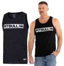 PITBULL MĘSKA KOSZULKA NA RAMIĄCZKACH BAWEŁNIANA Z DUŻYM LOGIEM / roz. XXL