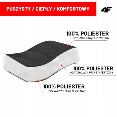 4F CIEPŁY ŚPIWÓR TURYSTYCZNY KEMPINGOWY 75x190cm DO -8st