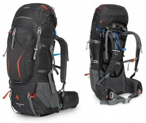DUŻY PLECAK WYPRAWOWY BERGSON MATTERHORN 70-80L GÓRSKI TURYSTYCZNY | SZARY
